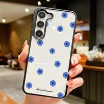 Flower Phone Case For Samsung Galaxy A56 5G A55 A54 A36 A17 A16 A15 A16 A07 S25 S26 Ultra S24 FE S23 Matte Shockproof Back Cover Galaxy A16