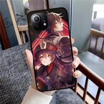 Genshin Impact Hu Tao Phone Case For Xiaomi Mi 5X 8 9 10 11 12 Lite Pro 10T PocoX3pro PocoM3 Note 10 Pro Lite For Xiaomi Mi 8