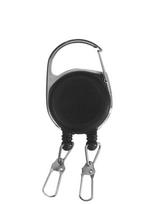 Double Headed Retractable Keychain Practical Badge Holder Reel with Reel Cord Durable Keyring Anti-lost Keys Card-Holder juoda