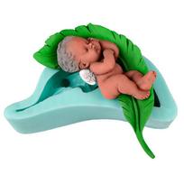 3D angelo silikoninės formelės kūdikių sparneliai dervos molio formos, pasidaryk pats vakarėlis, tortų dekoravimo įrankiai, saldainiai, šokoladiniai, gumpaste mėlyna