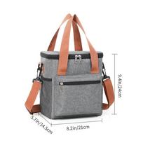 Portable Insulated Lunch Bag for Travel, Office, and Outdoor Use