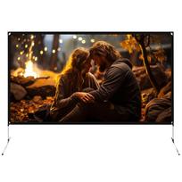 ETOE 120  Portable Projection Screen – 4K Ultra-HD, 160° Viewing Angle – Outdoor Cinema & Camping