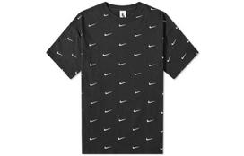 Nike All Over Swoosh Logo T Shirt CK4094-010 S