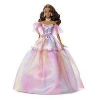 Barbie Birthday Wishes Latina Signature Doll for ages 6 and JJX78 Dress-Up House, up, Pink,