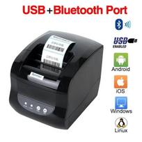 Xprinter 365B Bluetooth Label Printer Thermal Barcode Receipt Printer Sticker Printer 20-80mm Paper in Supermaket For Windows/Linux