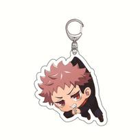 Kaisen Jujutsu Anime Acrylic Keychain Double Sided Pendant Gojo Satoru Fushiguro Megumi Cosplay Convention Accessory 5.5CM
