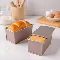 Bread Loaf Pan Non-stick Baking Bread Loaf Pan Heat Resistant Toast Box Rustproof Reusable Cake Mold for Cooking Storage Bakery China Mainland