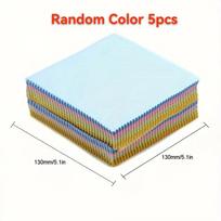 5/10/20/30Pcs Colored Microfiber Square Wipe Cloth For Eyewear Accessories 13cm
