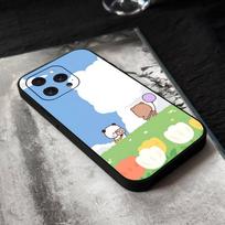 BUBU DUDU Cartoon Phone Case Black Silicone Soft Shell For IPhone 17 16 15 14 13 12 11 Air Pro Max Plus Hot Sale iphone 15 Pro Max