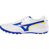 Mizuno Wave CUP TF Men's Cushioned Non-slip Wear-resistant High-top Soccer Shoes White Blue P1GD191919 38.5