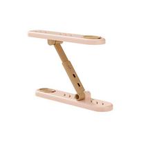 1pc Shoes Rack Double-layered Adjustable Slippers Holders Shoe Cabinet Organizer Deodorizing Shoes Shelf Save Space rožinė