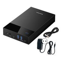 External Hard Drive Enclosure 5Gbps USB 3 Universal Multi-Port Hub High-Speed Transmission to SATA Hard