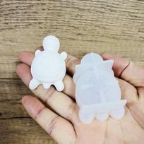 1 vnt. Mini jūrų vėžliuko lėkštės silikoninė forma dervai 3D silikoninė epoksidinės dervos liejimo forma Gyvūno gipso gamybos forma Stalo puošmena CN