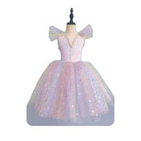 Children Ballet Skirt, Little Swan Dance Skirt, Tutu Gauze Skirt, Tutu Skirt, Girls' Ballet Clothes, Practice Clothes, Performance Clothes 160 rožinė