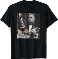 The Godfather Don Vito Corleone Cat Poster T-Shirt S įvairiaspalvis