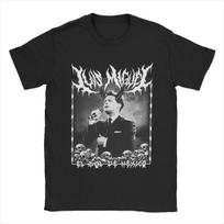 Luis Miguel El Sol De Mexico Metal Dark Lettering T-Shirts Men 100% Cotton Tee Shirt Short Sleeve T Shirts Party Clothing S įvairiaspalvis