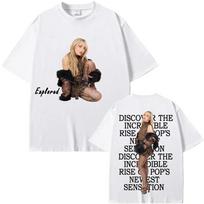 Oversized Sabrina Carpenter Manga Fashion T-Shirt Men Woman Tshirts Metal Grunge Tees Casual 100%Cotton Sleeve Classic Aesthetic S įvairiaspalvis