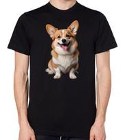 Pembroke Welsh Corgi T-Shirt Men Women Unisex Top Wales Welsh Dwarf Dog S įvairiaspalvis