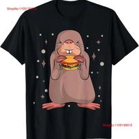 Burger Mole Hamburger Fast Food Lover T Shirt  vintage Washed Comfortable fashion Stretched Top For Everyday Wear homme S įvairiaspalvis