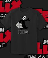 Felix The Cat Retro T Shirt Old School Cartoon T Shirt Youth M - Adult 6Xl! S įvairiaspalvis