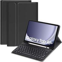 Etui Z Klawiaturą Do Samsung Galaxy Tab A9+ Plus 2023 11  (X210/X215/X216) Klawiatura Bluetooth Na Magnes Alogy Czarne