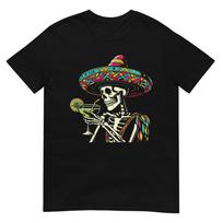 Mexican Skeleton Sombrero Cinco De Mayo Mexican Fiesta Party T-Shirt S įvairiaspalvis