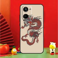 Japanese Dragon Style For Realme GT6 GT7 15 Pro 10 11 12 13 14 Pro Plus C65 C67 C63 C61 C55 C51 C53 C35 C75 Case For Realme GT6