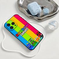 Rainbow Friends Toy Cartoon Game Phone Case For Iphone 17 16 15 11 13 14 Pro Max X Xr Xs Max 12mini Black Shell Cover Case iphone12