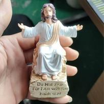 Open Arms Blessing Jesus Christ Figurine Bible Verse Base Religious Figurine  Religious Gift balta