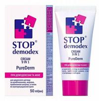 Veido kremas 9W1 Pure Derm Prieš Demodex Demodekozę Demodeksą Spuogus 50ml