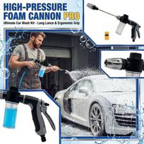 Long Rod Car Wash Water Gun Set with Extended Metal Rod and Ergonomic Handle Design for Household Cleaning Tools One Size