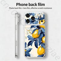 Samurai Warrior Geisha For iPhone 17 pro Max /17 pro Full Cover Decal Skin Wrap 3D Colorful Rear Protective Sticker Film iPhone17pro