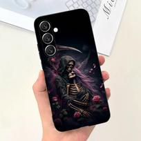 Santa Muerte Phone Case For Samsung S25,S24,S21,S22,S23,S30,Ultra,S20,Plus,Fe,Lite,Note,10,9,5G Black Cover Samsung S105G