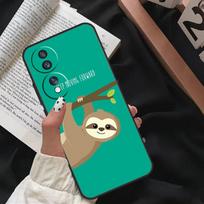 Funny Cute Sloths For Honor Magic 7 Lite 6 8 Pro Case For Honor 200 400 50 70 90 X8c X8b X9a X9b X9c X9d Win RT For Honor 50