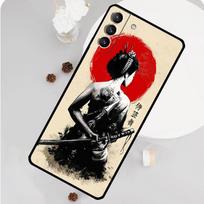Samurai Warrior Geisha Phone Case For Samsung Galaxy S25 S26 Ultra S20 S21 S22 S23 S24 Plus S10 S25 FE Funda Cover For Galaxy S10