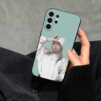 Singer B-Billie Eilish Phone Case For Samsung S25,S24,S21,S22,S23,S30,Ultra,S20,Plus,Fe,Note,10,9,5G Black Cover Samsung S20ULTRA5G