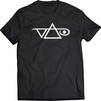 Steve Vai Logo Rock Music Black Unisex T-shirt S įvairiaspalvis