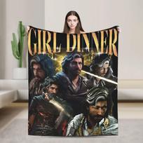 Verso Clair Obscur Expedition 33 Gamer 90s Fan Art Blanket Super Warm  Throw Blanket Winter Picnic Living Room Funny Bedspread 75x90cm