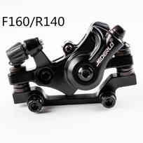 Dviračio diskinių stabdžių rinkinys Stabdžių sistema F160/R140 ARBA R160/F180 aliuminio lydinys Black