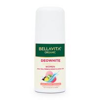 Bella Vita Organic Deo White Deodorant For Women Long Lasting 50 ml Roll on Natural Under Arms Skin Whitening and Lightening