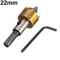 16-60 mm HSS gręžimo antgalio skylės pjūklas metalo plieno rinkinys pjovimo įrankis Metalo medienos lydinys 22mm