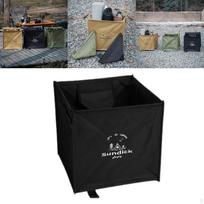 Camping Trash Can Folded Bin Compact Multipurpose Outdoor Garbage Waste Basket for juoda
