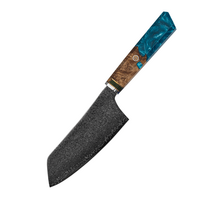 Japoniško stiliaus peilis Usugiri JH-D-015-61, japoniškas damasko plienas