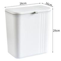 Waterproof Wall Mounted Trash Large Capacity Compost Bin Sliding Lid Trash  Under Sink balta