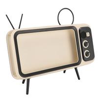 TV Stalinis Mobiliojo Telefono Laikiklis Multifunkcinis Mini Stalinis Retro Mobiliojo Telefono Stovas