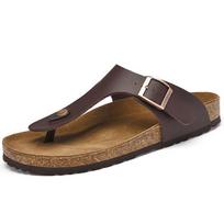 Fashion Stylish Beach Flip Flops for Men Summer Casual Half Flats Outside Wear Male Beach Slippers Non Slip Breathable Half Drag Slides 36 ruda