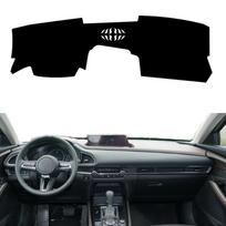For Mazda CX-30 CX30      2024 Dashmat Dashboard Cover Pad Mat Anti-UV Dash Sunshield Carpet Car Accessories Black(Black Edge)