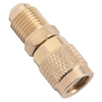 R410a R32 R22 HVAC Adapter Set 5/16 SAE to 1/4 SAE Flare Quick Couplers for HVAC Repair Tools with Brass Construction Anti-Aging China Mainland