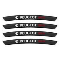 Peugeot automobilių stiliaus Auto ratlankio emblema Padangų ratlankio lipdukai Aksesuarai Peugeot 206 207 307 3008 2008 308 407 408 508 301 ruda