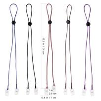 5PCS Napkin Clip Napkin Lanyard Bib Flexible Chain Supplies  Napkin Holder for Dining Hall Drawing Studio Dental Clinic Home